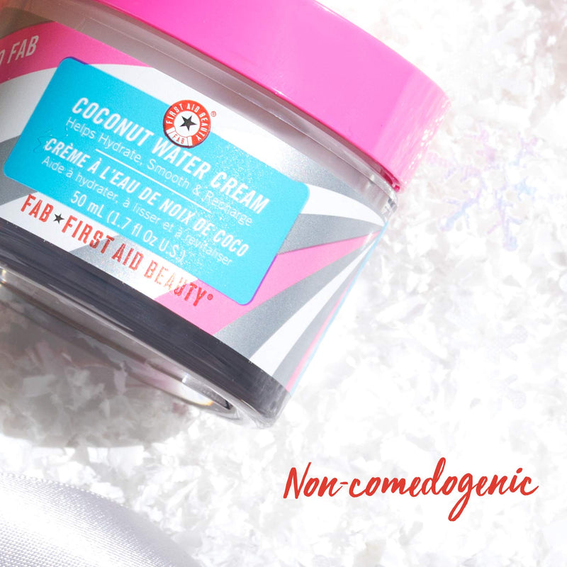 [Australia] - First Aid Beauty Hello FAB Coconut Water Cream ‚Äì Lightweight, Oil-Free Face Moisturiser ‚Äì 1.7 oz. 