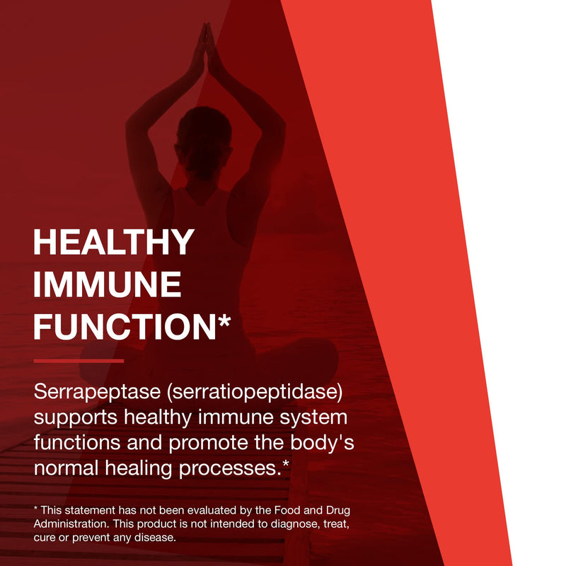 [Australia] - Protocol Serrapeptase - Protein Digestive Enzymes - Gut Health - 60 Veg Caps 