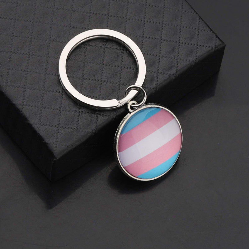 [Australia] - WSNANG Gay Lesbian Pride Keychain LGBT Relationship Love is Colorful Jewelry Bisexual Pride Gift Transgender Pride Gift 