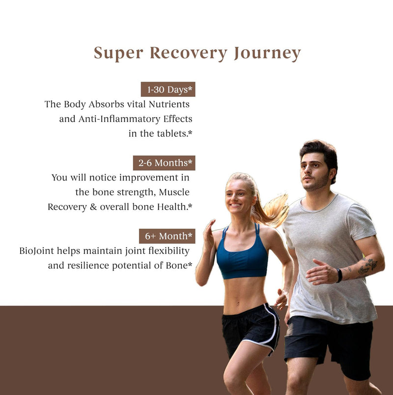 [Australia] - BioJoints- Bone & Joint Support Supplement-Enhance Mobility & Flexibility | Glucosamine & Chondroitin Complex, Hyaluronic Acid, Boswellia,Turmeric Powder, Vitamin D3 
