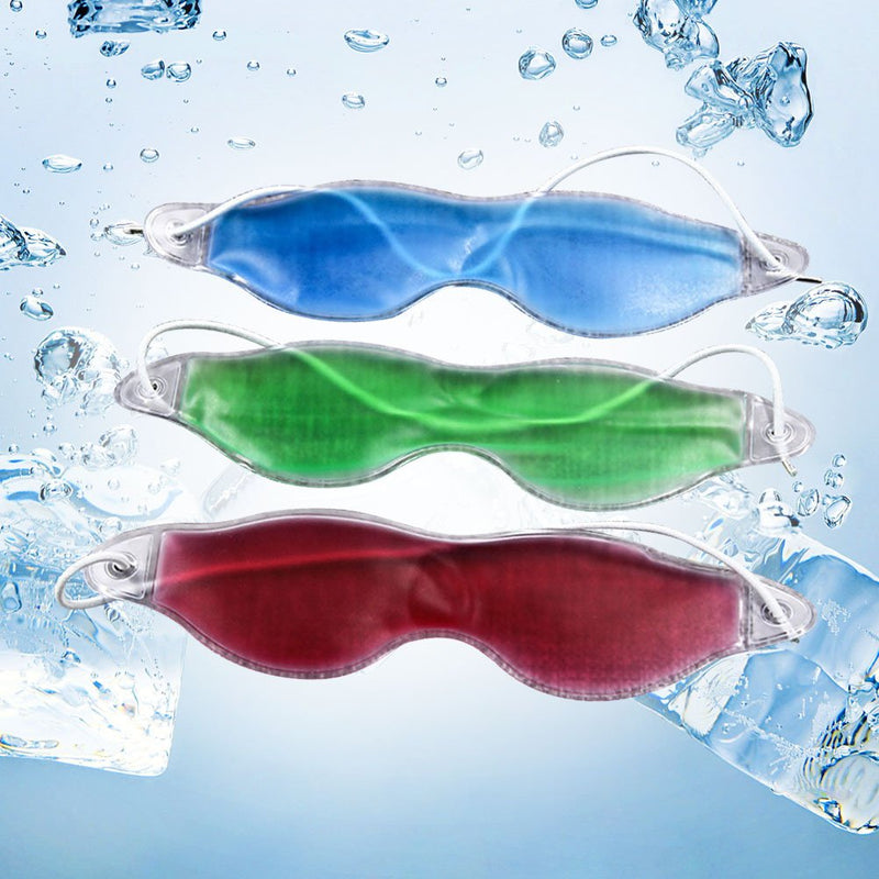 [Australia] - Rosenice gel eye mask 3 pieces cooling eye masks with non-toxic safe liquid migraine to relieve pain (as shown) 