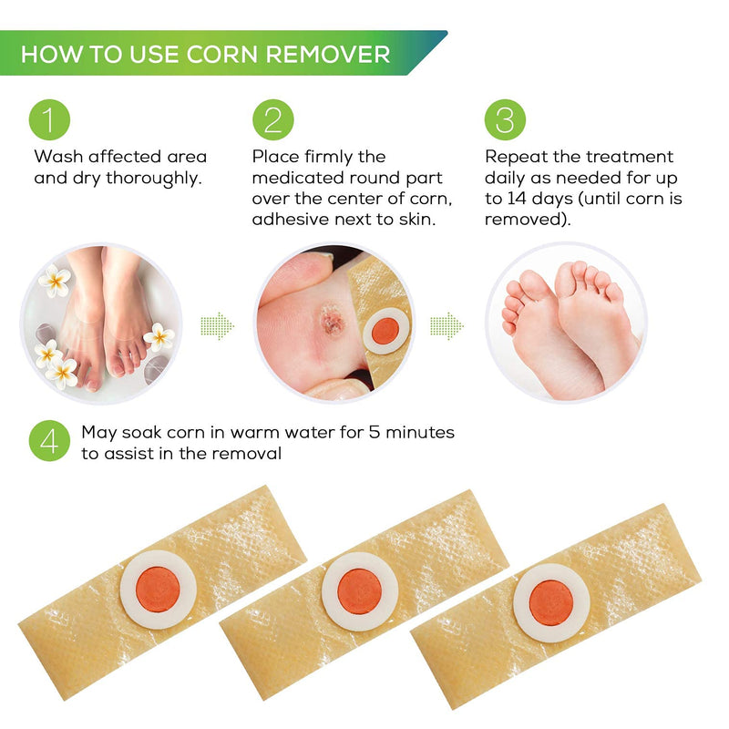 [Australia] - Samsali Corn Remover, 42 Corn Remover Pads, Toe Corn and Callus Removal, Corn Treatment Pads, Best Corn Remover Pads for Foot Corn Removal, 42 Pads 42 Count (Pack of 1) 