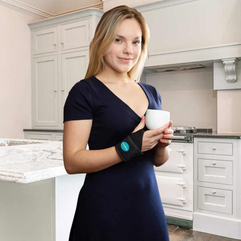 [Australia] - ComfyBrace-Premium Lined Wrist support /Wrist Strap/Carpal Tunnel Wrist Brace/ Arthritis Hand Support -Fits Both Hands-Adjustable Fitted 