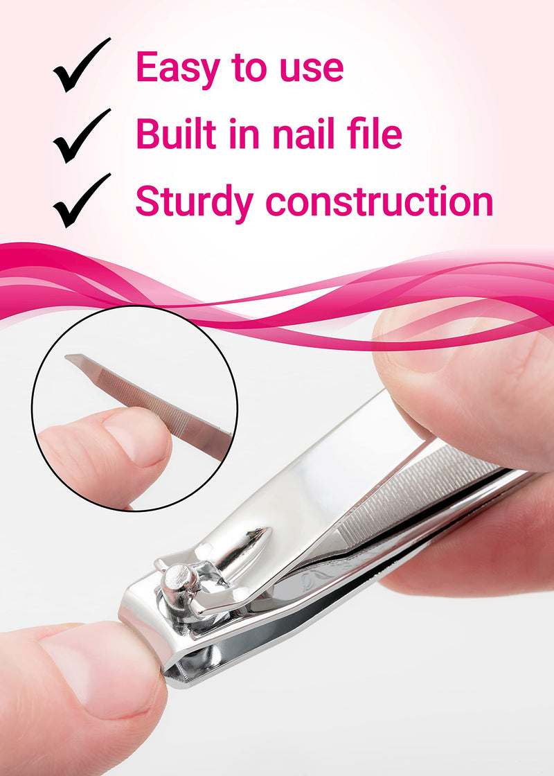 [Australia] - Nail Clippers - Toenail Clippers - Nail Cutter - Nail Clippers for Women - Toe Nail Clippers - Nail Clipper - Toe Nail Clipper Heavy Duty Stainless Steel- 1pc 