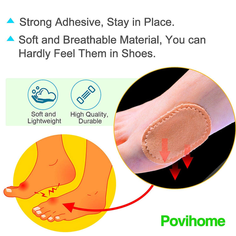 [Australia] - Povihome 30 Count Bunion Cushion Pads, Bunion Foot Protectors for Feet (Latex-Free), Stay in Place All Day - Strong Adhesive A-30 