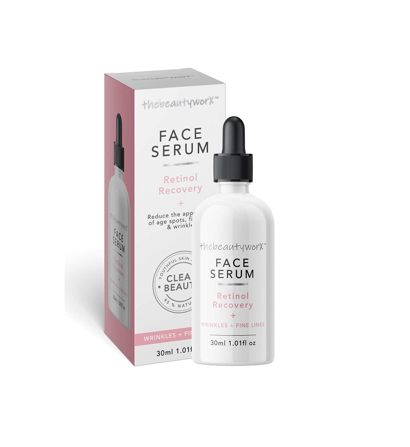 [Australia] - thebeautyworX Retinol Recovery Face Serum to Help Reduce Age Spots & Fine Lines 30ml 