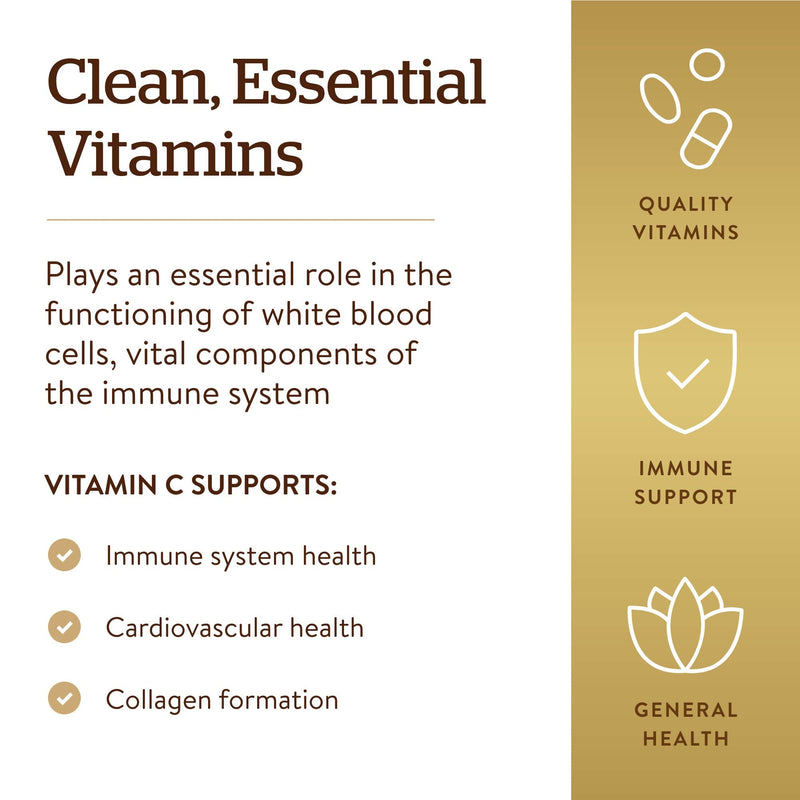 [Australia] - Solgar Vitamin C 500 mg, 100 Vegetable Capsules - Antioxidant & Immune Support - Overall Health - Supports Healthy Skin & Joints - Non GMO, Vegan, Gluten Free, Kosher - 100 Servings 