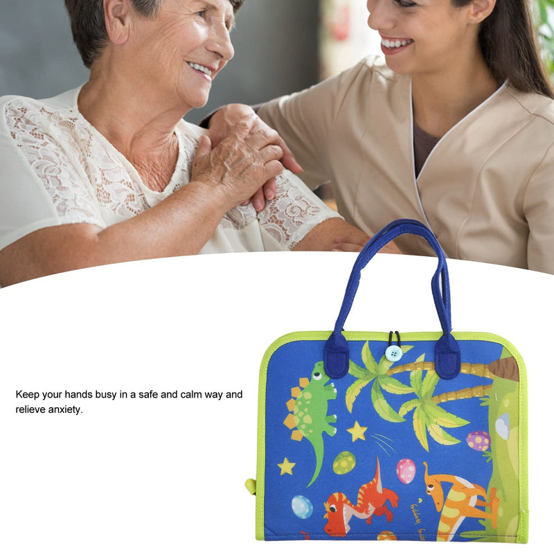 [Australia] - FILFEEL Dementia Sensory Toy Fidget Blanket Pressure Anxiety Relief Sensory Blanket Dementia Products for Elderly Seniors Alzheimer Patient 