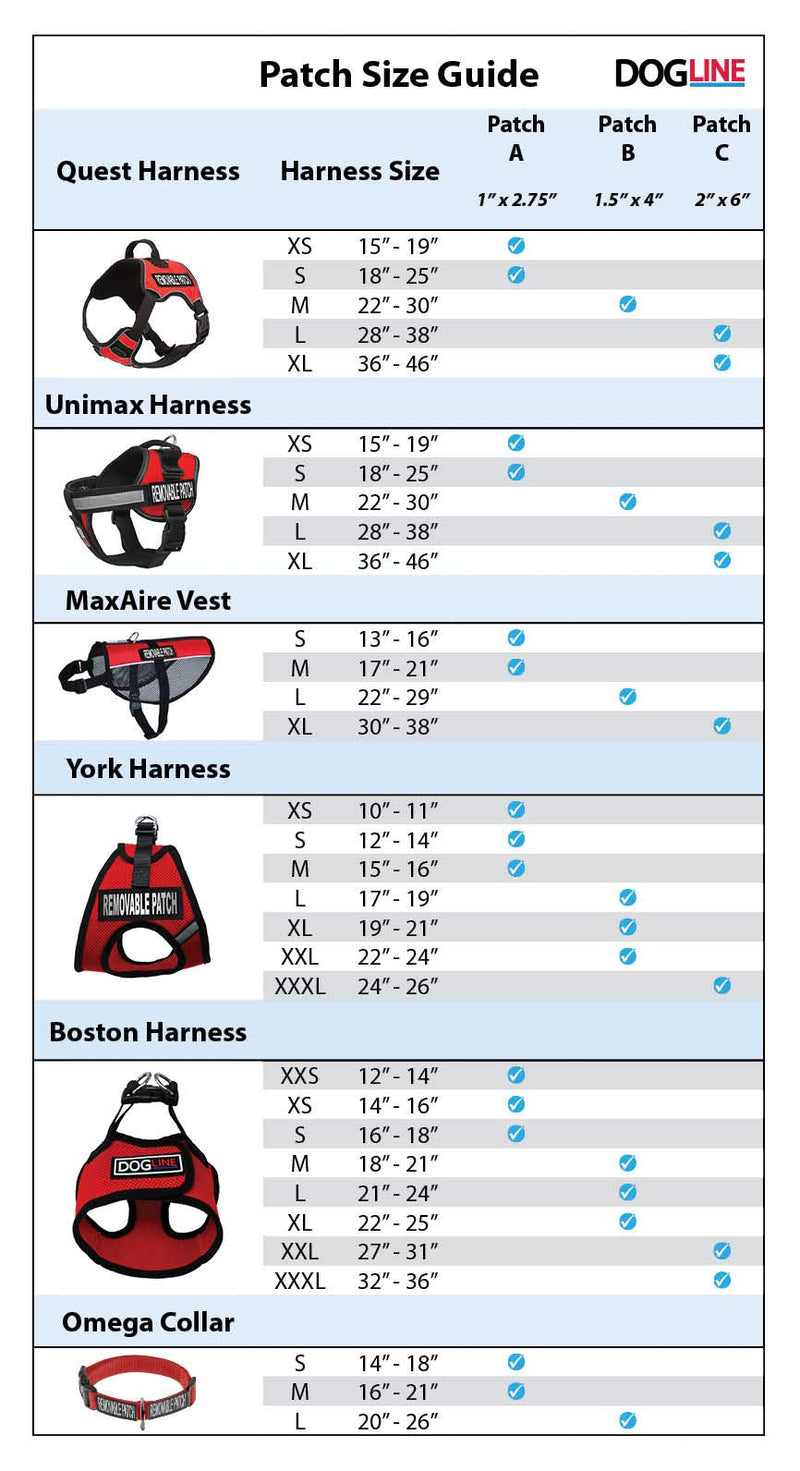 [Australia] - Dogline Diabetic Alert Removable Patches Large/X-Large 