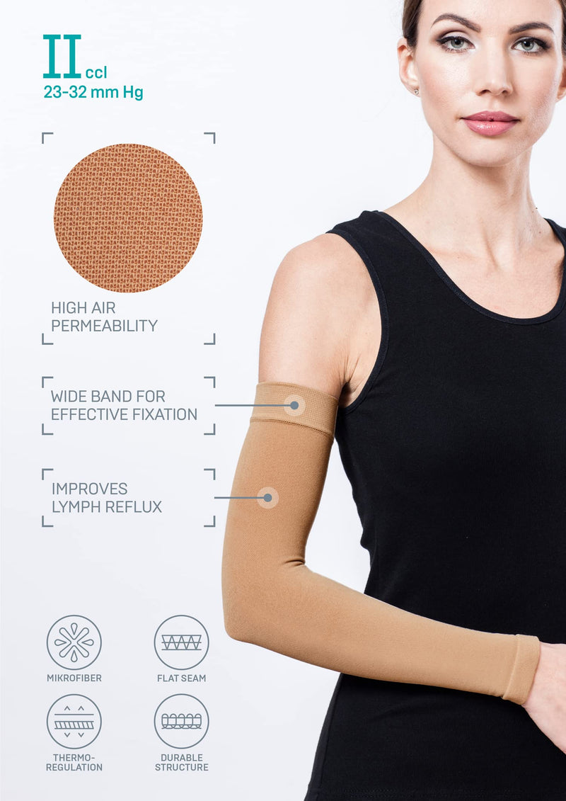 [Australia] - Tonus Elast Post Mastectomy Lymphedema Arm Compression Sleeve 23-32 mmHg (Medium) Medium 
