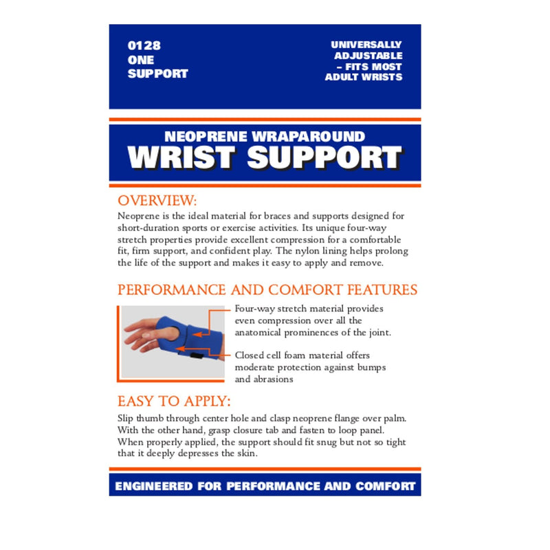 [Australia] - OTC Wraparound Wrist Support, Reversable Hand, Neoprene 