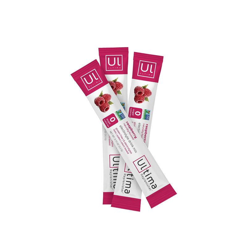 [Australia] - Ultima Replenisher Electrolyte Hydration Drink Mix Raspberry Flavor (20 Serving Stickpacks) 