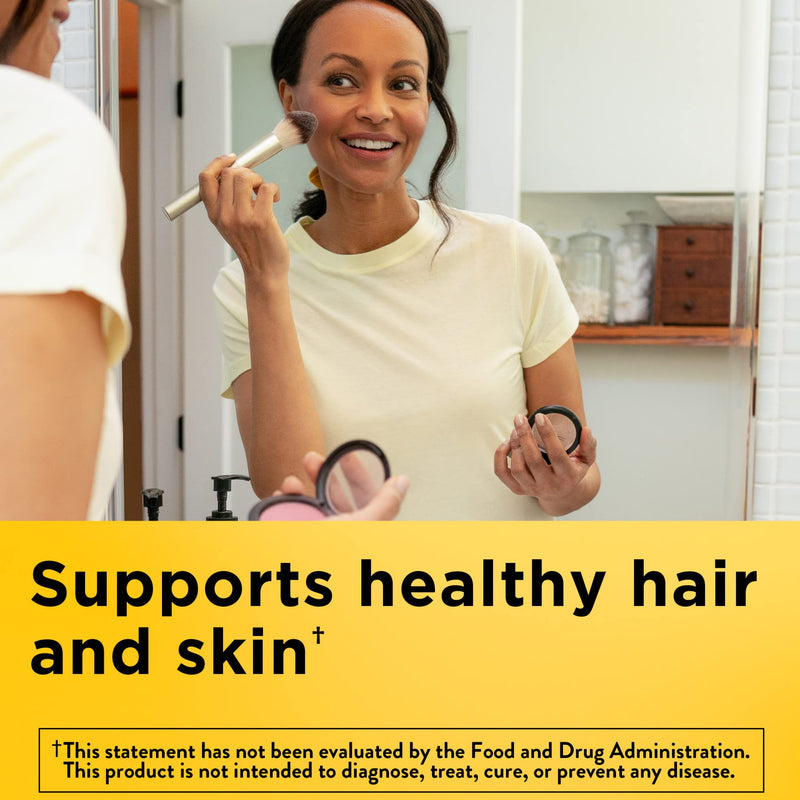 [Australia] - Nature Made Biotin 1000 mcg, Dietary Supplement Supports Healthy Hair & Skin, 120 Softgels, 120 Day Supply 120 Count (Pack of 1) 