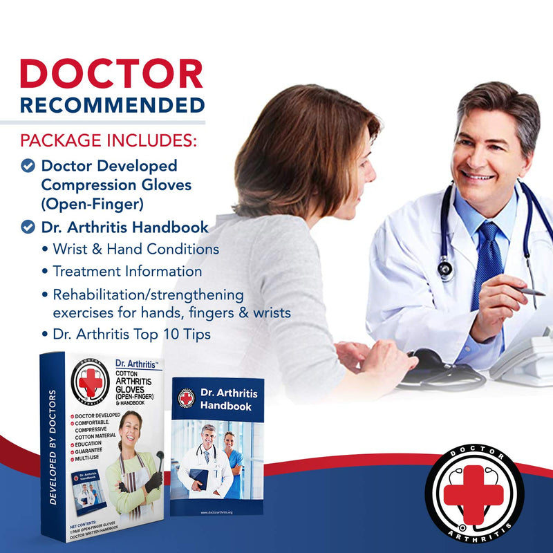 [Australia] - Compression Gloves for Women and Men: Arthritis Pain Relief for Hands, Daily Comfortable Wrist Support by Dr. Arthritis (Medium,1 Pair) 1 Pair Medium 