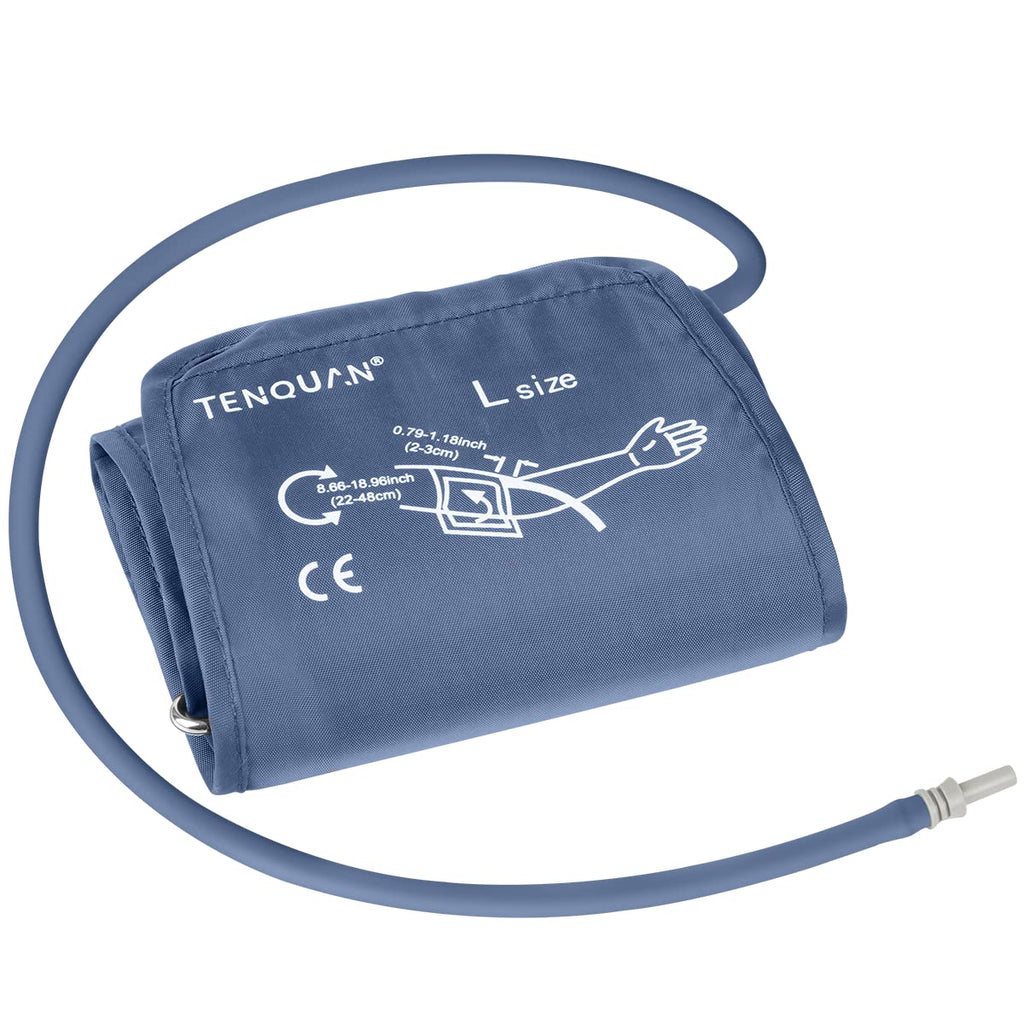 [Australia] - TENQUAN Large Cuff for Blood Pressure Monitor (22-48cm), Arm Circumference Cuff for Upper Arm Digital Blood Pressure with Connector 