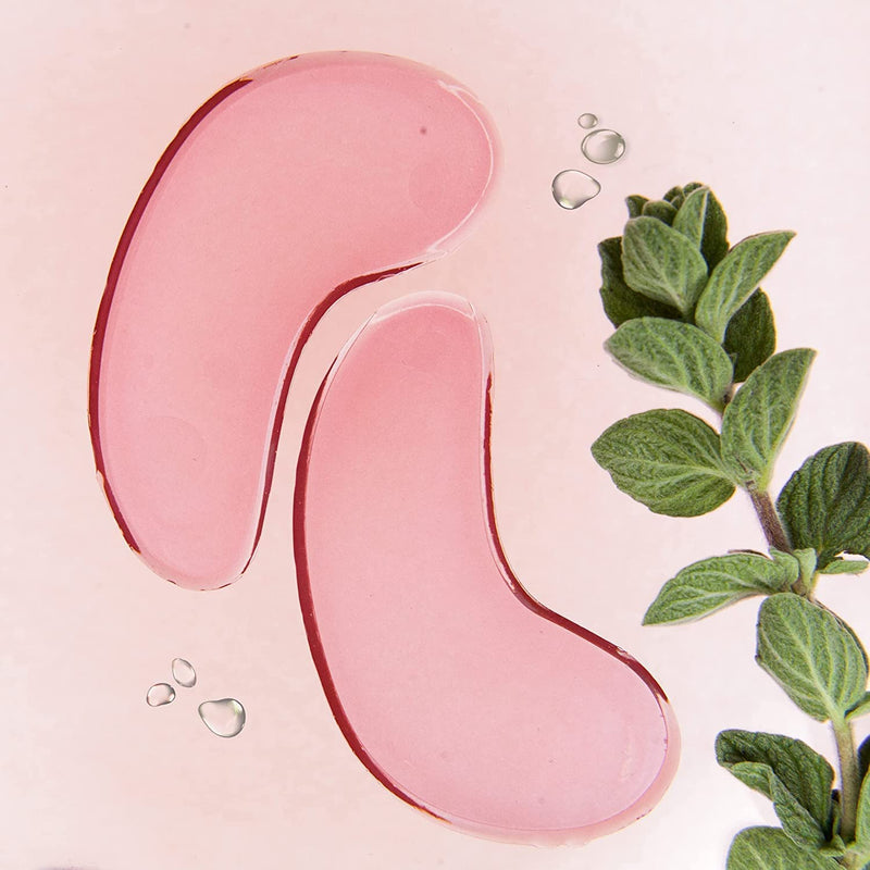 [Australia] - Under Eye Mask - Reduce Dark Circles, Puffy Eyes, Undereye Bags, Wrinkles - Gel Under Eye Patches, Vegan Cruelty-Free Self Care by grace and stella (24 Pairs, Pink) 24 Pairs 