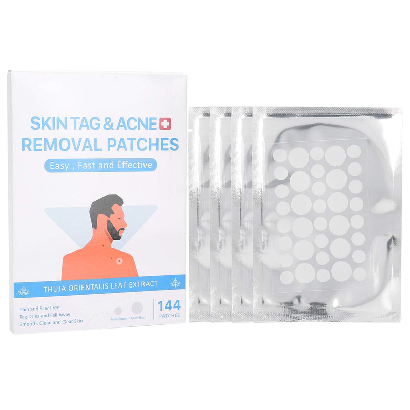 [Australia] - 4pcs Skin Tag Acne Remover Patches, Ultra‑Thin Skin Tag Patches Stickers, Used for Face, Body Skin Tag Remover 
