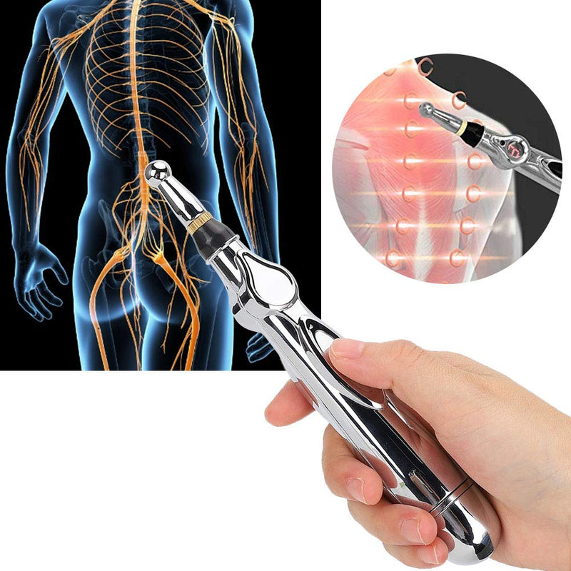 [Australia] - Electronic Acupuncture Pen, Electric Meridian Energy Body Heal Massager, Electric Laser Acupuncture Machine for Relief Pain 