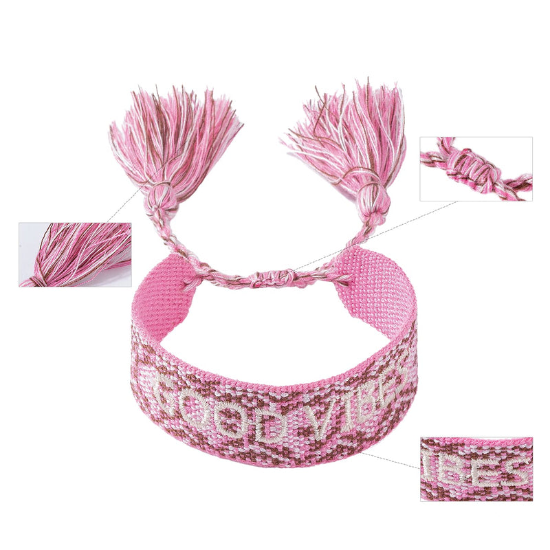 [Australia] - 3pcs Woven Bracelets for Women Woven Friendship Wrap Bracelets Womens Knitted Adjustable Bracelets Color set A 