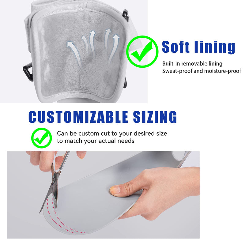 [Australia] - AFO Foot Drop Brace Ankle Foot Orthosis, for Foot Drop, Stroke, Hemiplegia, Tendon and Calf Stretching, Keeping Foot in Straight Right Angle (M, Right) M 