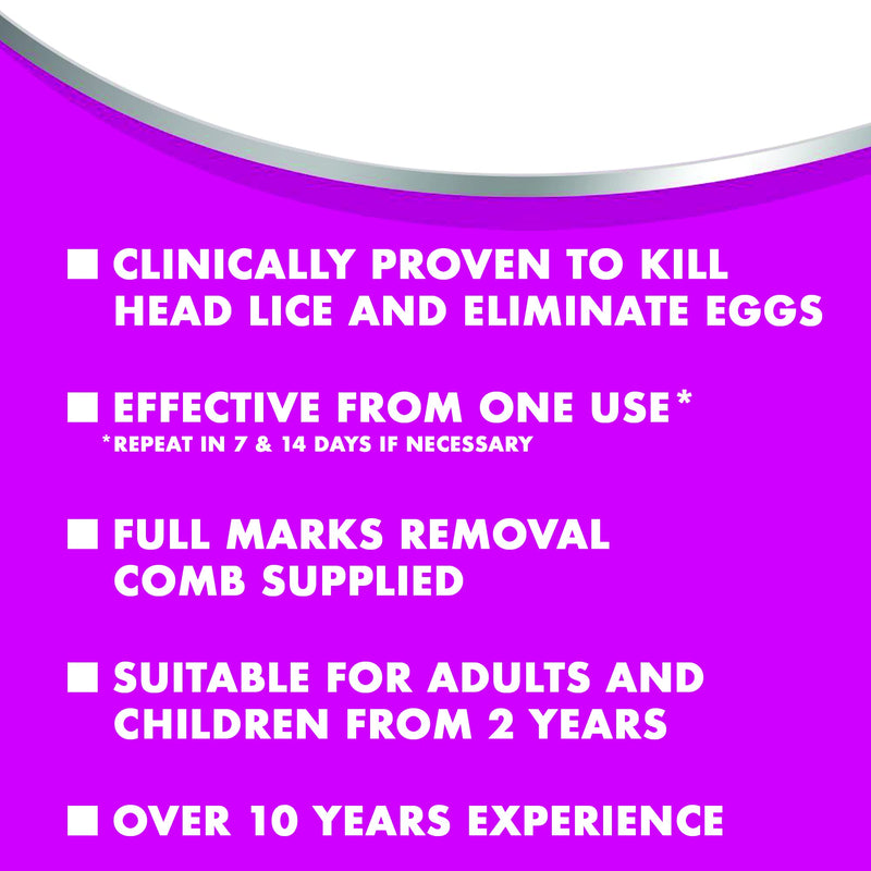 [Australia] - Full Marks Head Lice Solution 5 Minute Treatment, 100ml, For Head Lice, Eggs, And Nits 100 ml 