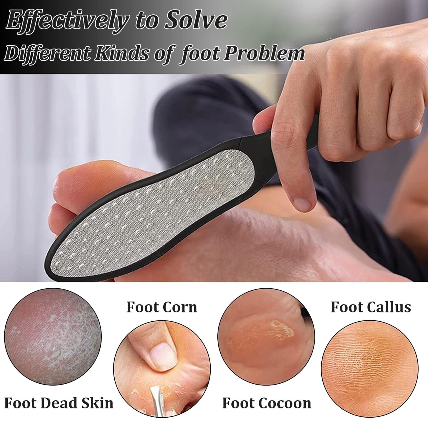 Foot Care File Heel Cocoon Scraper Grater Pedicure Rasp Callus Dead Skin  Remover