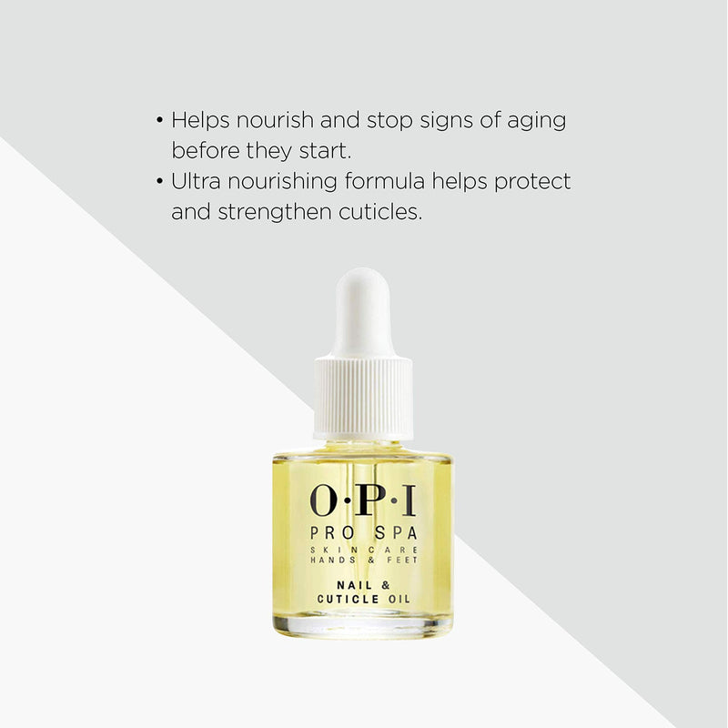 [Australia] - OPI Nail and Cuticle Oil, ProSpa Nail and Hand Manicure Essentials 0.29 Fl Oz (Pack of 1) 