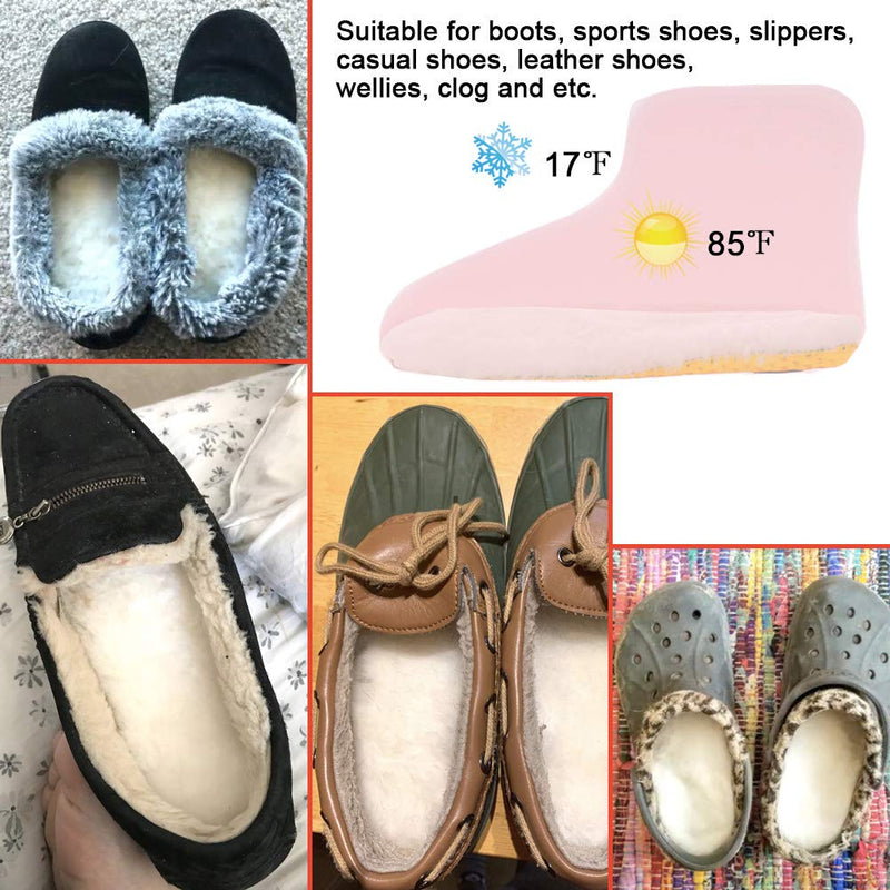 [Australia] - Ailaka Sheepskin Sport Wool Insoles for Women & Men, Premium Thick Fur Fleece Replacement Warm Inserts for Shoes Boots Slippers Sneakers 11 M US Women/9 M US Men 1 Pair 