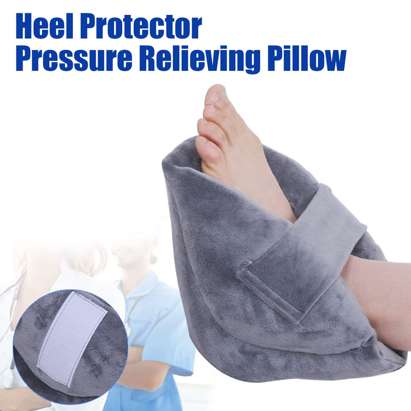 [Australia] - Heel Cushion,ANGGREK Heel Protectors Cushion Pillows Heel Protector Pillow Off Loading Heel Boot Adjustable Size with 1 Straps 