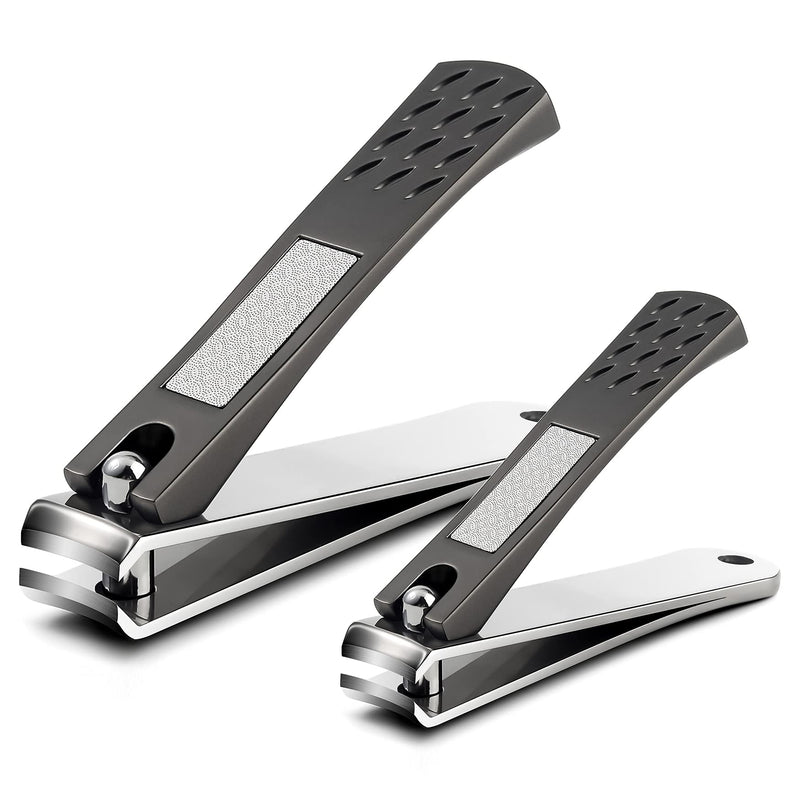 [Australia] - FVION Nail Clippers Set, Nail Cutter Stainless Steel for Thick Fingernails Toenails Heavy Duty Nail Clipper for Men Women 