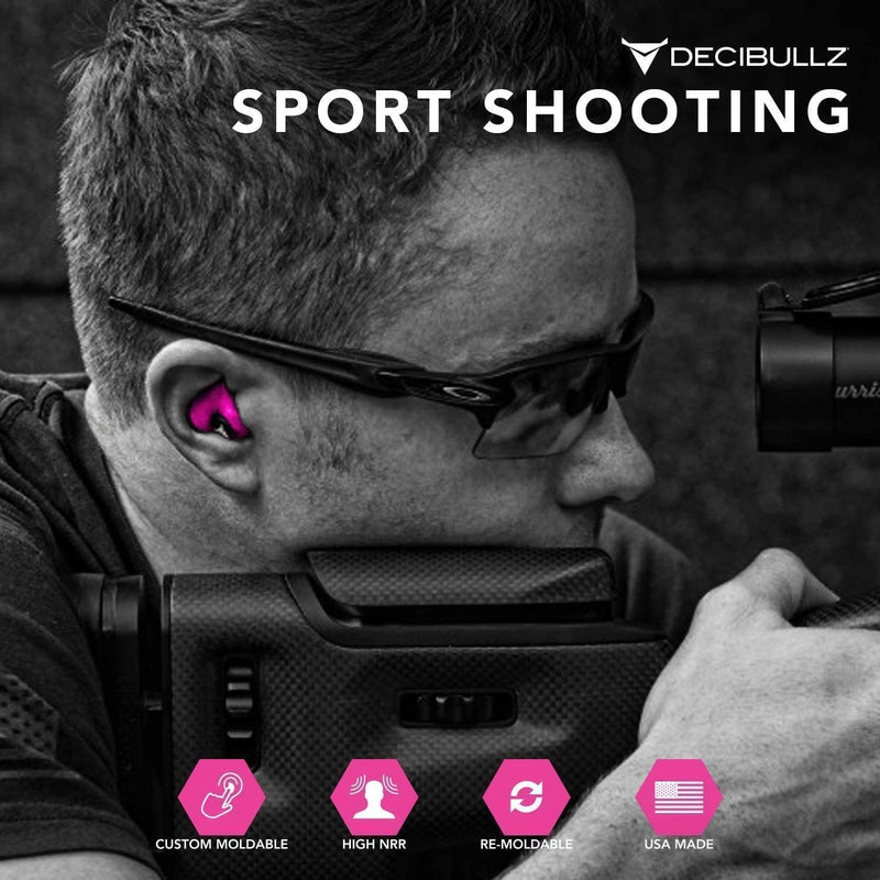[Australia] - Decibullz Custom Molded Earplugs Pro Pack (Pink) 