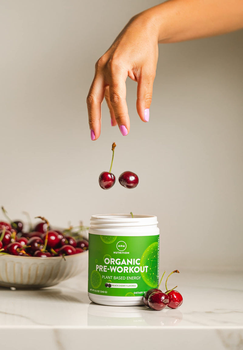 [Australia] - MRM Nutrition Organic Pre-Workout Powder | Island Fusion Flavored | Superfoods + 150mg Natural Caffeine + adaptogens | Clean Energy + Focus| Healthy Blood Flow | Vegan + Non-GMO | 20 Servings 