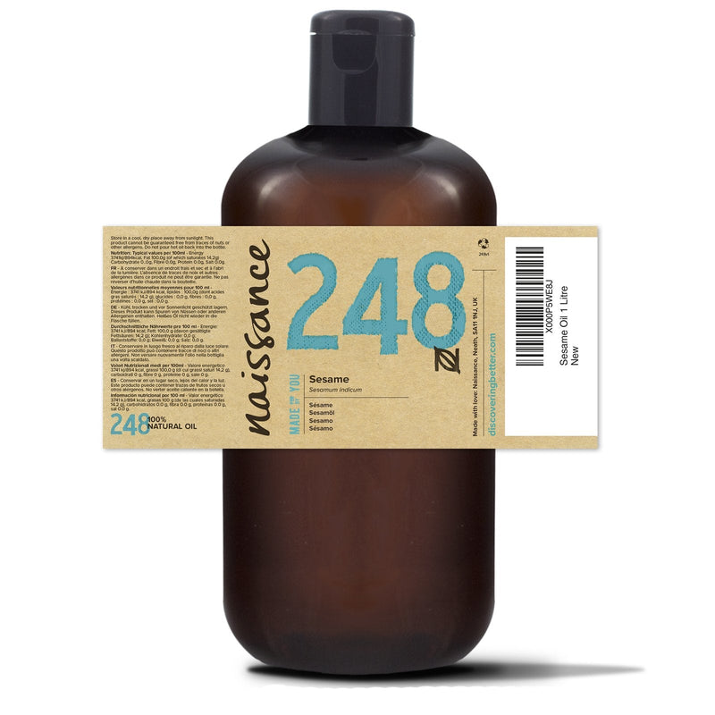 [Australia] - Naissance Sesame Seed Oil (N¬∫248) 1 Litre 100% Pure 
