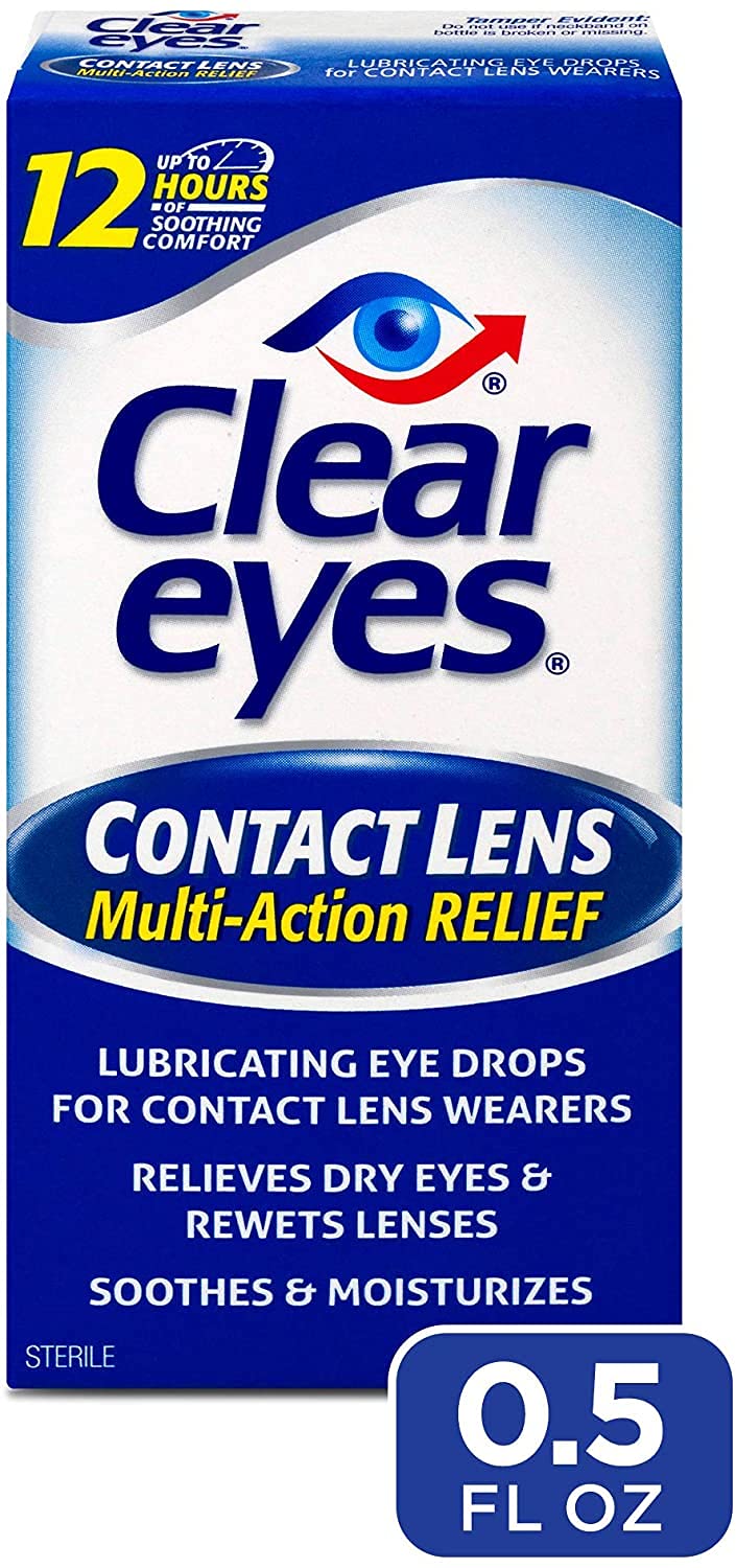 [Australia] - Clear Eyes Contact Lens Relief Eye Drops,0.5 Fl Oz (Pack of 2) 0.5 Fl Oz (Pack of 2) 