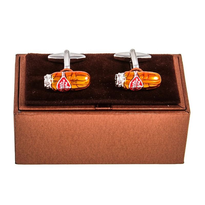 [Australia] - MRCUFF Cuban Cigar Pair Cufflinks in a Presentation Gift Box & Polishing Cloth 