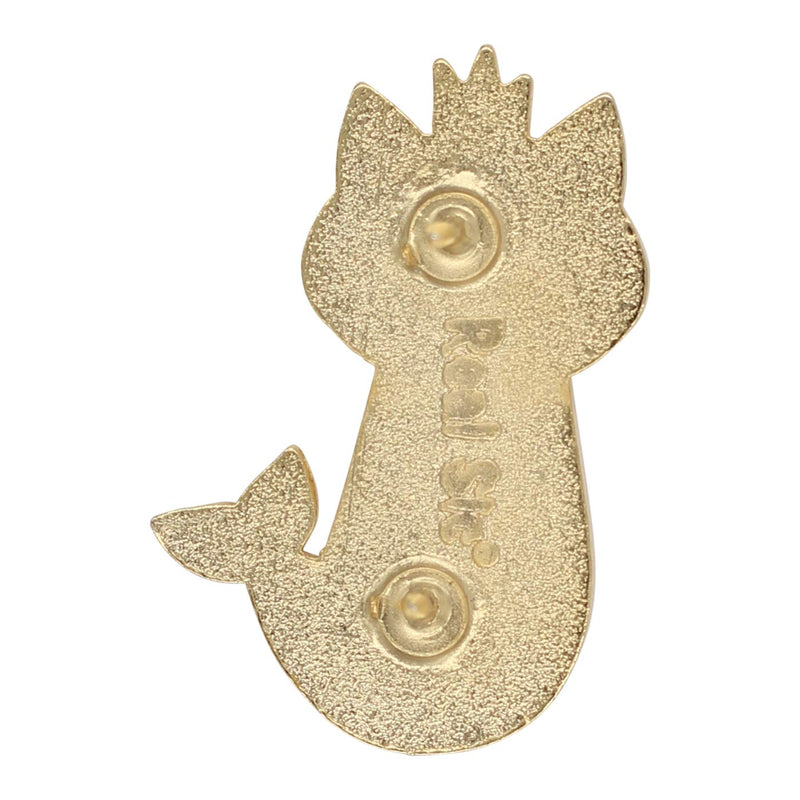 [Australia] - Real Sic Mermaid Cat Enamel Pin - Cute, Kawaii Feline Mermaid Lapel Pin for Jackets, Backpacks, Hats, Bags and Tops Pink 