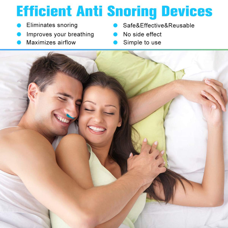 [Australia] - Upgrade 2-in-1 Anti Snoring Devices, Snoring Solution Nasal Dilator Nose Vents Plugs Clip Stop Snoring Aids Snore Stopper Reduce Snoring Sleeping Aid Device for Comfortable Sleeping Safe Snore Relief 1pcs 