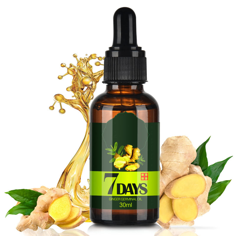 [Australia] - Ginger Germinal Oil, 2 Bottles Newly Upgraded Hair Growth Serum, Anti Hair Loss Essence for Bald, Thin Hair, Fast Growth and Hair Loss Treatment for Men and Women (2x30ml) 