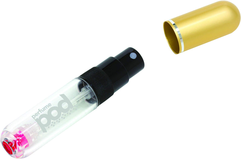 [Australia] - Perfume Pod Refillable Sprayer Unisex, Gold, 0.2 oz. 