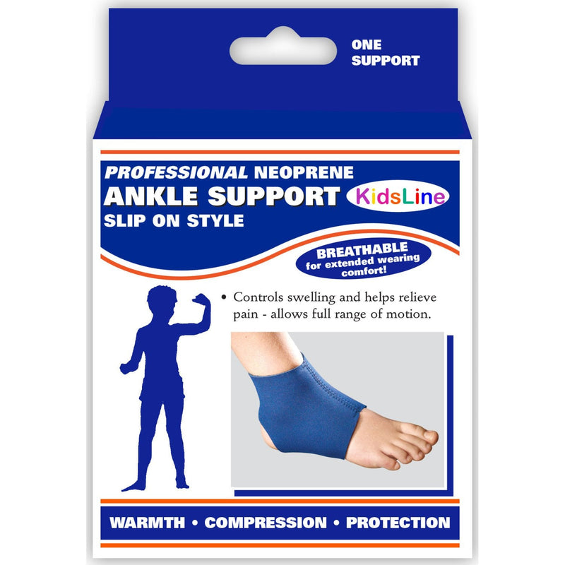 [Australia] - OTC KidsLine Ankle Support, Slip-on Style, Neoprene, Black, Youth 
