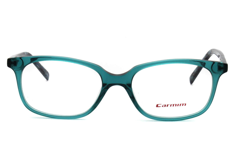 [Australia] - Men women rectangle shape clear lens acetate optical frames Sky.blue 