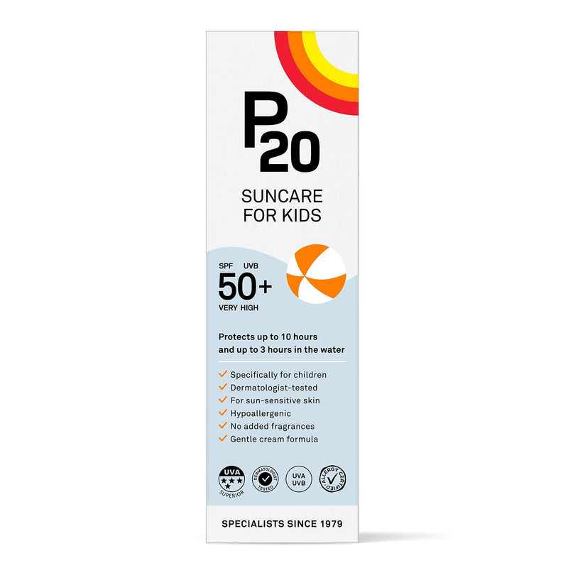 [Australia] - Riemann P20 Sun cream/lotion for Kids (+1 yr) SPF50+. All day long, Once a day, Hydrating, Absorbs Fast, Long lasting, 5*UVA & UVB, protects up to 10hrs, water resistant up to 3hrs, no Octocrylene. 100 ml (Pack of 1) 