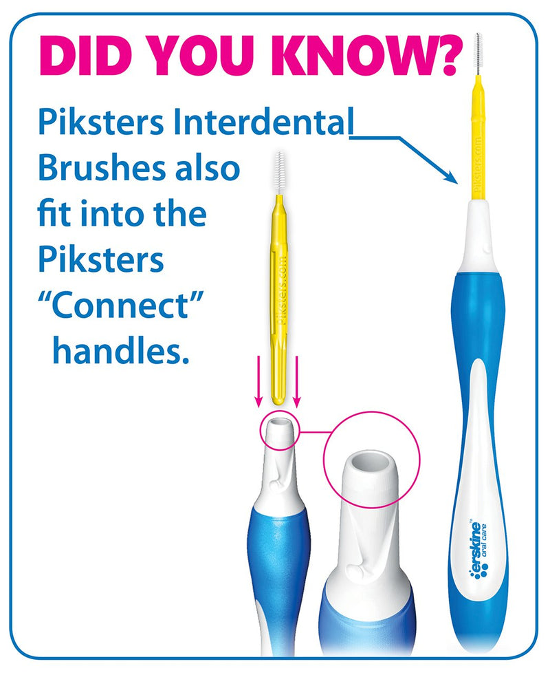 [Australia] - Piksters Interdental Brushes, Size 5, Blue Handle Blue (Size 5) 10 Count (Pack of 1) 