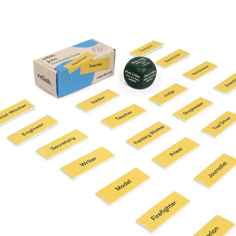 [Australia] - Relish - Dementia & Alzheimer's Activities - Jobs & Careers Conversation Card Game - Games for Seniors & Elderly 