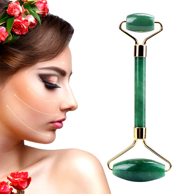 [Australia] - Jade Roller for Face, TsunNee Jade Roller Massager, Face Anti-Aging Roller, Skin Tightening Rejuvenates Relax Beauty Tool 