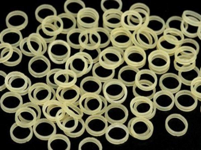 [Australia] - Amber 1/4 Medium Strength 3.5oz Orthodontic Elastic Braces Rubber Dental Bands 2 Pack (200 piezas) 2 Pack (200 piezas) 