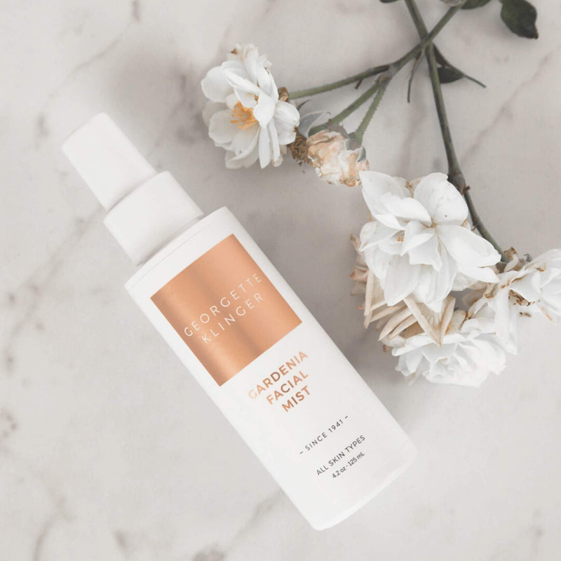[Australia] - Gardenia & Collagen Boosting Facial Spray Toner by Georgette Klinger - Long Lasting Multi-Vitamin Face Mist w/ Anti Aging Kale, Collagen & Jasmine Gardenia 4.2 Ounces 