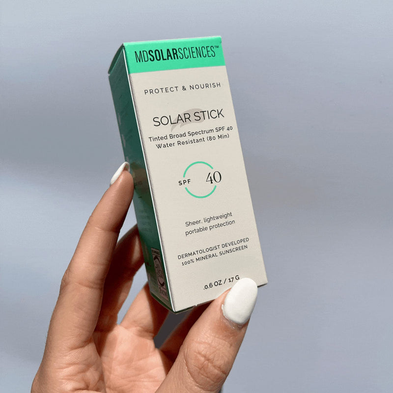 [Australia] - MDSolarSciences Mineral Tinted Solar Stick SPF 40 Sunscreen - Oil-Free Formula, UVA-UVB Protection - Zinc Oxide - 80 Minutes of Water Resistance - 0.6 Oz / 17 g 