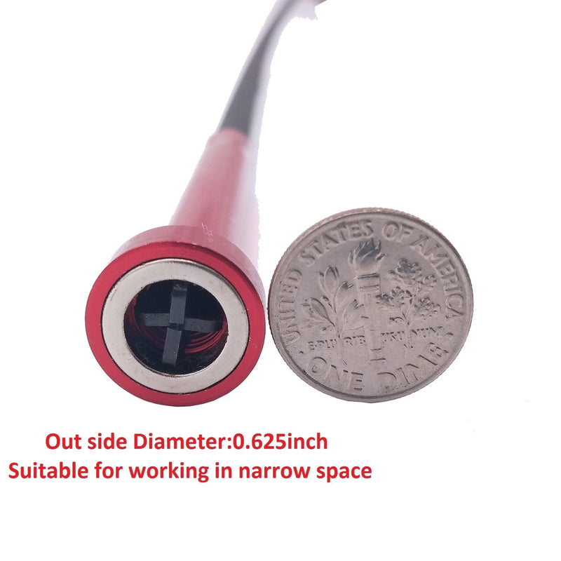 [Australia] - Flexible Claw Pickup Tool with Magnet/28", 2-in-1 Magnetic Pickup Tool, 4-Finger Claw, Rustless Flexible and Stiff Shaft, User-friendly, Versatile Keep its shape 