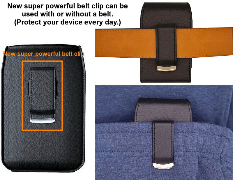 [Australia] - SNK (V1-Black) Classic Premium Pouch Case with Belt Clip for Medtronic: Minimed 640g Insulin Pump (Medtronic) Retail Packaging V1--BLACK 